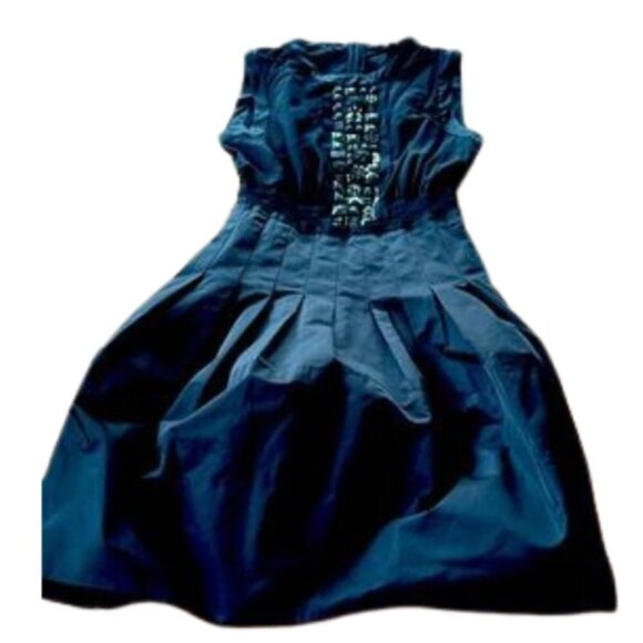 BCBG BLACK SLEEVELESS DRESS - Picture 1 of 12